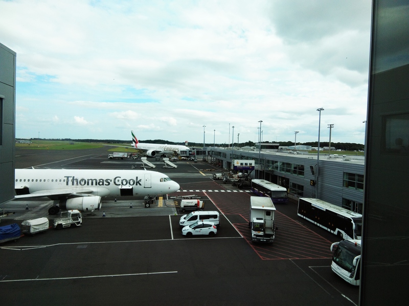 Newcastle Airport is the main international airport serving Newcastle upon Tyne, England,